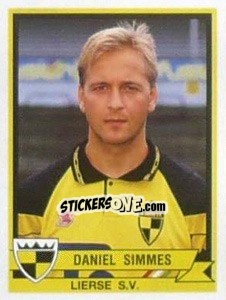Sticker Daniel Simmes - Football Belgium 1993-1994 - Panini