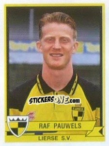 Figurina Raf Pauwels - Football Belgium 1993-1994 n. 198 - Panini