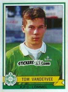 Sticker Tom Vandervee - Football Belgium 1993-1994 - Panini