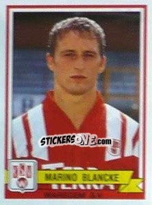 Sticker Marino Blancke - Football Belgium 1993-1994 - Panini