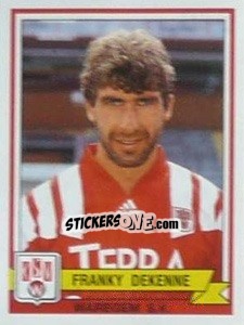 Sticker Franky Dekenne - Football Belgium 1993-1994 n. 316 - Panini