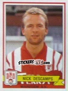 Sticker Nick Descamps - Football Belgium 1993-1994 - Panini