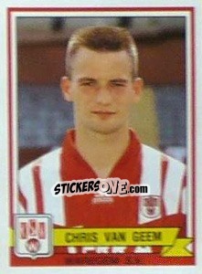 Sticker Chris Van Geem - Football Belgium 1993-1994 - Panini