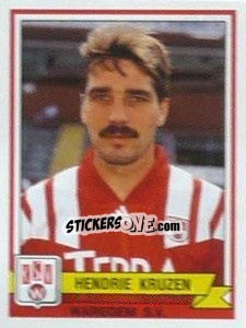 Sticker Hendrie Kruzen - Football Belgium 1993-1994 - Panini