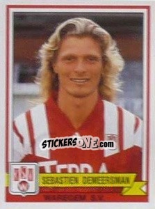 Sticker Sebastien Demeersman - Football Belgium 1993-1994 n. 323 - Panini