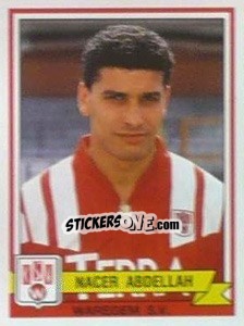 Sticker Nacer Abdellah - Football Belgium 1993-1994 - Panini