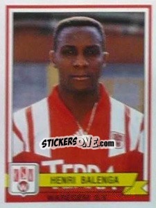 Sticker Henri Balenga - Football Belgium 1993-1994 n. 326 - Panini