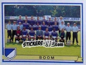 Cromo Boom (Elftal-Equipe) - Football Belgium 1993-1994 - Panini
