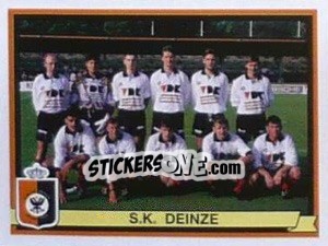 Sticker S.K. Deinze (Elftal-Equipe) - Football Belgium 1993-1994 - Panini