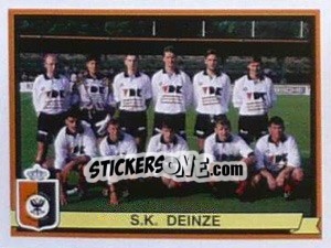 Sticker S.K. Deinze (Elftal-Equipe) - Football Belgium 1993-1994 n. 332 - Panini