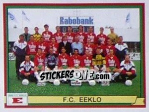 Sticker F.C. Eeklo (Elftal-Equipe) - Football Belgium 1993-1994 n. 335 - Panini