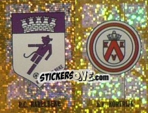 Sticker R.C. Harelbeke - K.V. Kortrijk  (Embleem-Armoiries) - Football Belgium 1993-1994 n. 339 - Panini