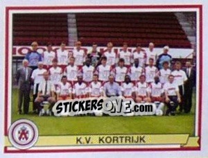 Sticker K.V. Kortrijk (Elftal-Equipe) - Football Belgium 1993-1994 n. 341 - Panini