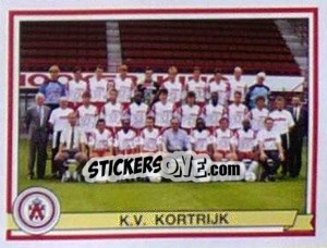 Sticker K.V. Kortrijk (Elftal-Equipe)