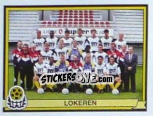Sticker Lokeren (Elftal-Equipe) - Football Belgium 1993-1994 n. 343 - Panini