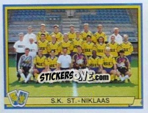 Figurina S.K. St.-Niklaas (Elftal-Equipe) - Football Belgium 1993-1994 - Panini