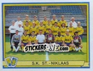 Sticker S.K. St.-Niklaas (Elftal-Equipe) - Football Belgium 1993-1994 n. 346 - Panini