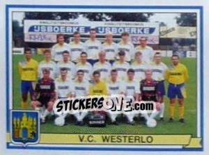 Sticker V.C. Westerlo (Elftal-Equipe) - Football Belgium 1993-1994 n. 350 - Panini
