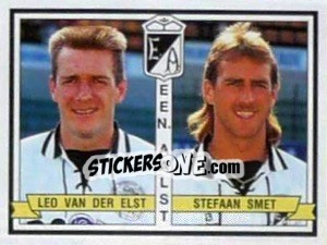 Sticker Leo Van Der Elst / Stefaan Smet - Football Belgium 1993-1994 n. 354 - Panini