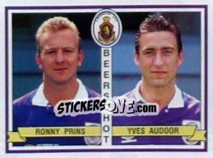 Figurina Ronny Prins / Yves Audoor - Football Belgium 1993-1994 - Panini