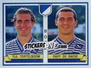 Cromo Tijl Tortelboom / Davy De Raeve - Football Belgium 1993-1994 - Panini