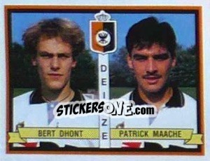 Cromo Bert Dhont / Patrick Maache