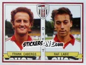 Figurina Frank Cabergs / Raf Labie - Football Belgium 1993-1994 - Panini