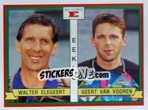 Cromo Walter Elegeert / Greet Van Vooren - Football Belgium 1993-1994 - Panini
