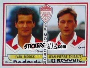 Cromo Ivan Moock / Jean-Pierre Thibaut - Football Belgium 1993-1994 - Panini