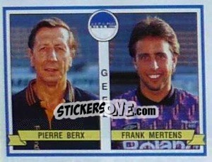 Figurina Pierre Berx / Frank Mertens - Football Belgium 1993-1994 - Panini