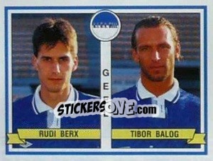 Sticker Rudi Berx / Tibor Balog - Football Belgium 1993-1994 - Panini