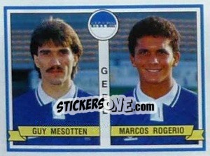 Cromo Guy Mesotten / Marcos Rogerio