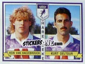 Cromo Hein Van Haezebrouck / Kurt Deltour - Football Belgium 1993-1994 - Panini
