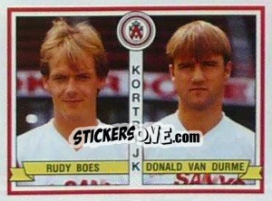 Cromo Rudy Boes / Donald Van Durme - Football Belgium 1993-1994 n. 408 - Panini