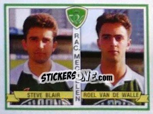 Figurina Steve Blair / Roel Van De Walle - Football Belgium 1993-1994 n. 421 - Panini