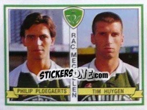 Figurina Philip Ploegaerts / Tim Huygen - Football Belgium 1993-1994 n. 422 - Panini