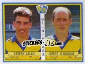 Figurina Stefan Leleu / Geert D'Hooghe - Football Belgium 1993-1994 n. 425 - Panini