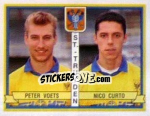 Sticker Peter Voets / Nico Curto - Football Belgium 1993-1994 n. 431 - Panini
