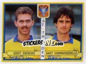 Cromo Eddy Dierckx / Bart Vanmarsenille - Football Belgium 1993-1994 - Panini