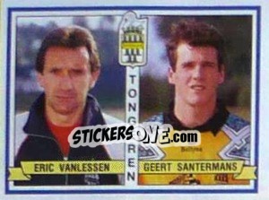 Cromo Eric Vanlessen / Geert Santermans - Football Belgium 1993-1994 n. 435 - Panini