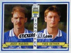 Figurina Josef Bijloos / Yves Dethier - Football Belgium 1993-1994 - Panini