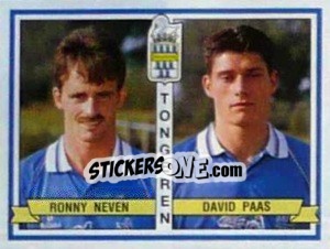 Sticker Ronny Neven / David Paas' - Football Belgium 1993-1994 - Panini