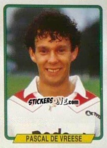 Sticker Pascal De Vreese - Football Belgium 1994-1995 n. 2 - Panini