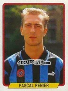 Figurina Pascal Renier - Football Belgium 1994-1995 - Panini