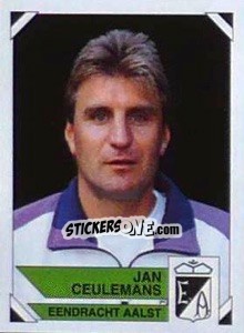 Figurina Jan Ceulemans - Football Belgium 1994-1995 - Panini
