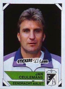 Sticker Jan Ceulemans - Football Belgium 1994-1995 n. 10 - Panini