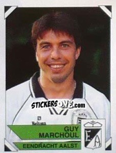 Cromo Guy Marchoul - Football Belgium 1994-1995 - Panini