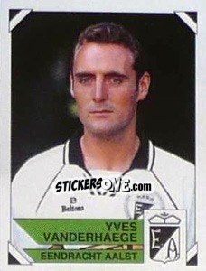 Sticker Yves Vanderhaege - Football Belgium 1994-1995 - Panini
