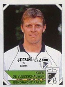 Figurina Koen De Vleeschauwer - Football Belgium 1994-1995 - Panini