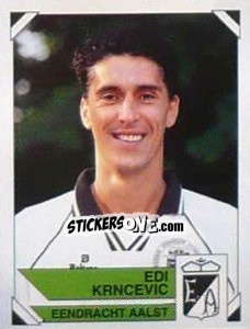 Figurina Edi Krncevic - Football Belgium 1994-1995 - Panini
